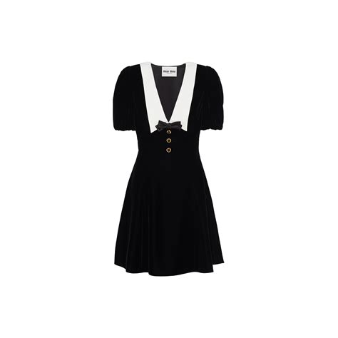 white miu miu dress|miu black dress.